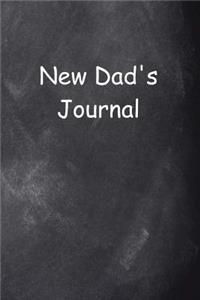New Dad's Journal Chalkboard Design