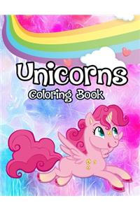 Unicorns Coloring Book