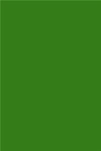 Dot Grid Shamrock Green colored Bullet Journal