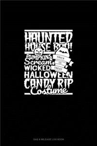 Haunted House Boo! Pumpkins Scream Trick or Treat Wicked Halloween Candy Rip Costume
