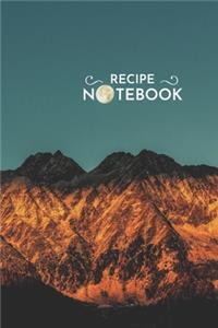 Moon Light Recipe Notebook