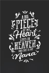 A Big Piece Of My Heart Live In Heaven And She Is My Nana