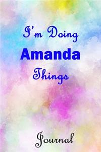 I'm Doing Amanda Things Journal