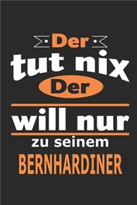 Der tut nix Der will nur zu seinem Bernhardiner