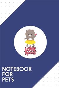Notebook for Pets