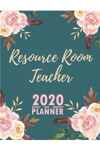 Resource Room Teacher 2020 Weekly and Monthly Planner