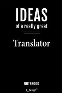 Notebook for Translators / Translator