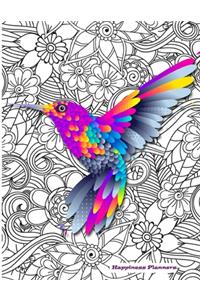 Bird SKETCHBOOK BLANK JOURNAL with no lines NOTEBOOK