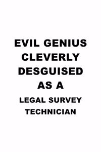Evil Genius Cleverly Desguised As A Legal Survey Technician