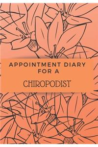 Appointment Diary for a Chiropodist