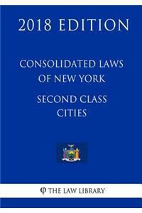 Consolidated Laws of New York - Second Class Cities (2018 Edition)