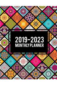 2019-2023 Monthly Planner