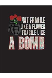 Not Fragile Like A Flower Fragile Like A Bomb