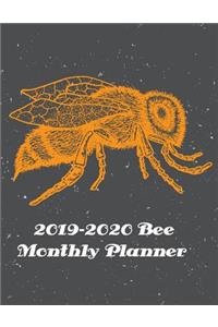 2019-2020 Bee Monthly Planner