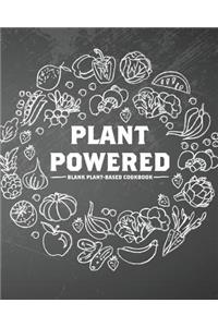 Plant Powered Blank Plant-Based Cookbook