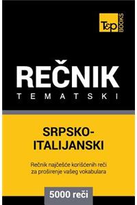 Srpsko-Italijanski Tematski Recnik - 5000 Korisnih Reci