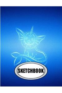 Sketchbook : Vaporeon: 120 Pages of 8.5 x 11 Blank Paper for Drawing, Doodling or Sketching (Sketchbooks)
