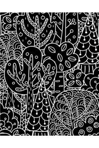 Journal Notebook Forest Trees Pattern 1