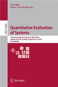 Quantitative Evaluation of Systems