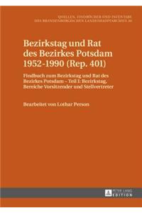 Bezirkstag Und Rat Des Bezirkes Potsdam 1952-1990 (Rep. 401)