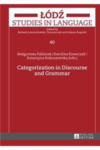 Categorization in Discourse and Grammar