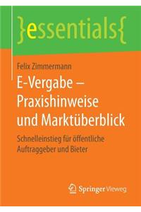 E-Vergabe - Praxishinweise Und Marktüberblick