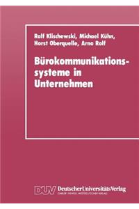 Bürokommunikationssysteme in Unternehmen