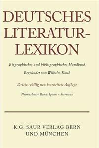 Deutsches Literatur-Lexikon, Band 19, Spohn - Sternaux