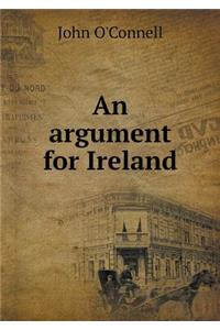 An argument for Ireland