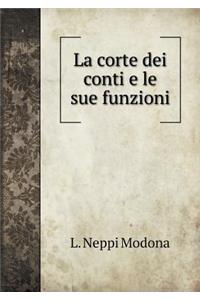 La Corte Dei Conti E Le Sue Funzioni