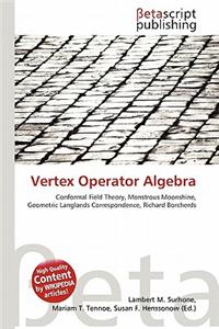 Vertex Operator Algebra