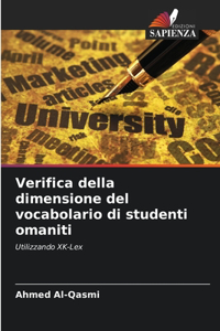 Verifica della dimensione del vocabolario di studenti omaniti