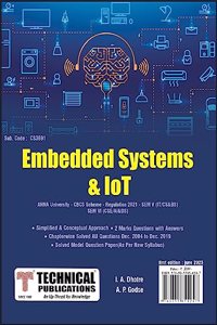 Embedded Systems and IoT for BE Anna University R21CBCS (V - IT / CS&BS - CS3691)