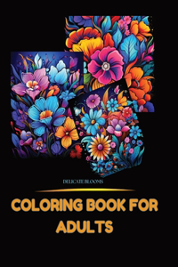 Floral Coloring Book For Adults