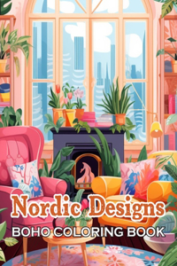 Nordic Designs Boho Coloring Book