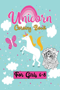 Unicorn Coloring Book for Girls 6-8