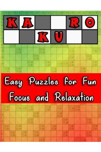 Kakuro Easy Puzzles for Fun Focus and Relaxation