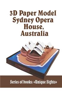 3D Paper Model Sydney Opera House, Australia