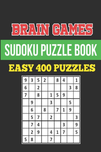 Brain Games Sudoku Puzzle Book Easy 400 Puzzles