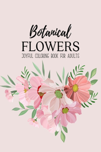 Botanical Flowers Coloring Book