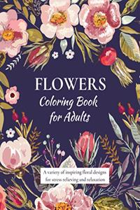 Flowers Coloring Book for Adults