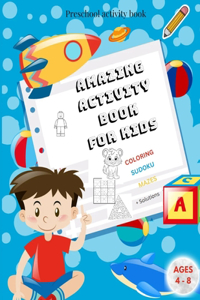 Fun Activity book for kids with awesome games