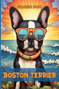 Boston Terrier Coloring Book