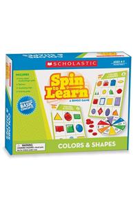 Colors & Shapes: Spin-To-Learn: A Bingo Game
