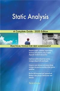 Static Analysis A Complete Guide - 2020 Edition