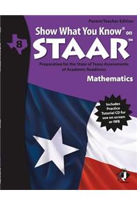 Swyk on Staar Math Gr 8, Parent/Teacher Edition