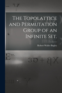 Topolattice and Permutation Group of an Infinite Set.
