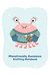 Monstrously Awesome Knitting Notebook