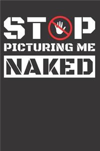 Adult Humor Naked Notebook Journal