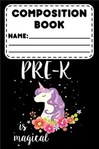 Composition Book Pre-K Is Magical